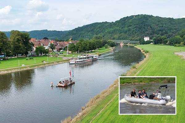 Floßfahrt inkl. Sportboot