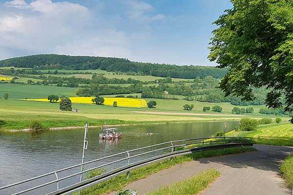 Mit TeamBikes zur Floßfahrt